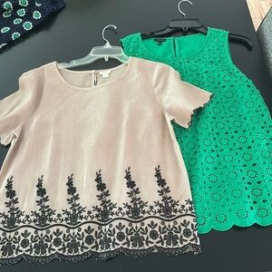BUNDLE of EUC Tops J. Crew and Talbots size 8